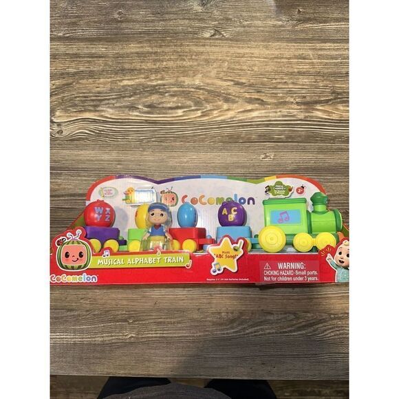 Cocomelon Musical Alphabet Train Wagon Sounds Phrases Educational Toy. New. - Picture 1 of 6
